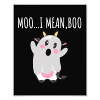 Ghost Cow Moo I Gemein Boo Halloween Geschenk
