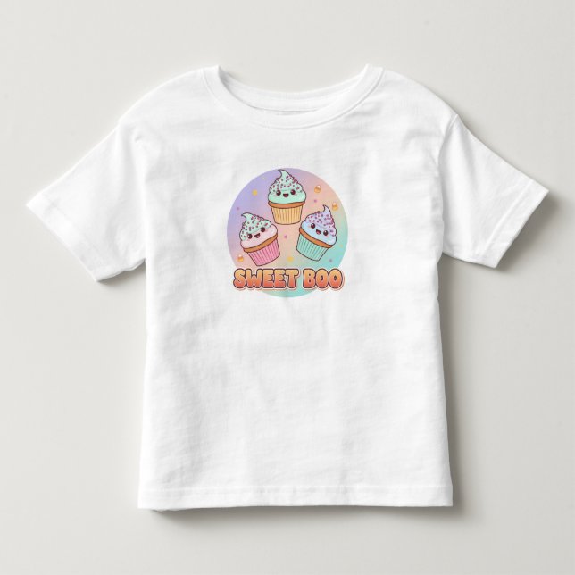 Ghost Cupcake Party Halloween T - Shirt - Niedlich (Vorderseite)