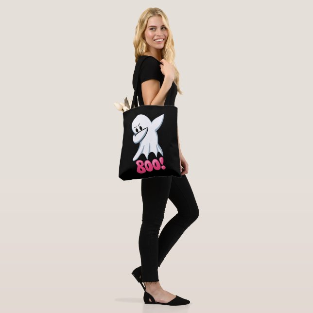 Ghost Dabbing , Funny Ghost , Halloween Tasche (Am Model)