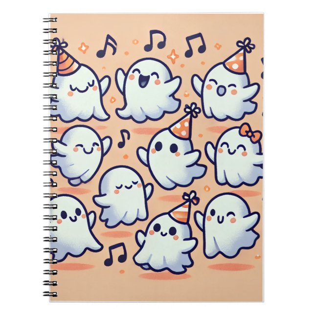 "Ghost Dance Party"-Notebook Notizblock (Vorderseite)
