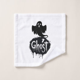 Ghost – Dark Horror Dripping Text Art Waschlappen