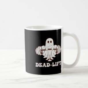 Ghost Dead Lift Groovy Fitness Spooky Funny Hallow Kaffeetasse