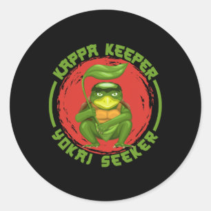 Ghost Demon Kappa Keeper Seeker Monster Trickster Runder Aufkleber