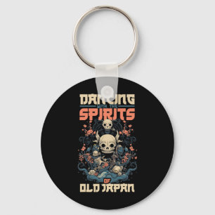 Ghost Demon tanzen mit Geist des alten Japan Yokai Schlüsselanhänger