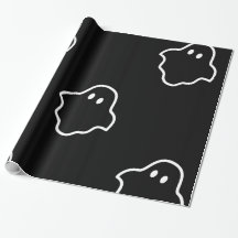 Ghost der weißen Kontur im Schwarzen Hintergrund