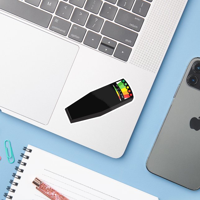 Ghost Detector Aufkleber (Laptop mit iPhone)