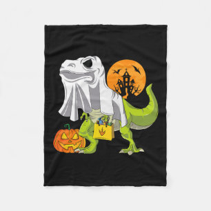 Ghost Dinosaur Funny T Rex Halloween für Boys Kost Fleecedecke