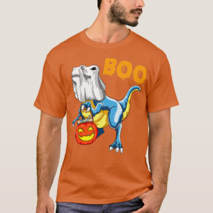 Ghost Dinosaur T rex Funny Boo Halloween Geschenke T-Shirt