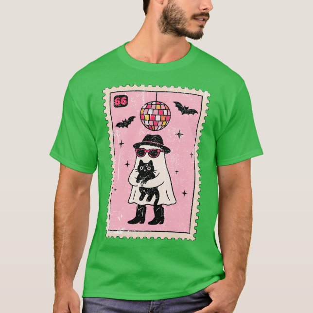 Ghost Disco Stempel T-Shirt (Vorderseite)