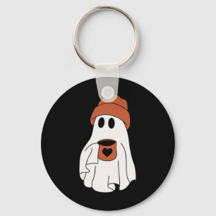 Ghost Drink-Kaffee lustiges Halloween Kostümkostüm Schlüsselanhänger