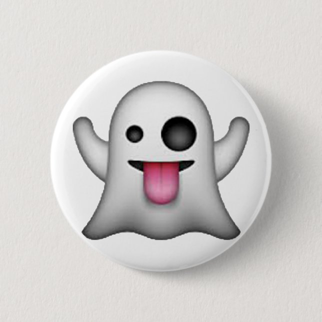 Ghost - Emoji Button (Vorderseite)