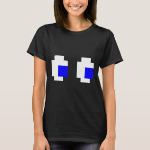 Ghost Eyes Pixel Arcade Video Game 8-Bit Matching T-Shirt