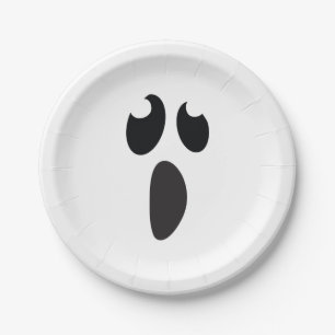Ghost Face Halloween-Party Trick oder Tree Pappteller