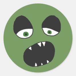 Ghost Face Runder Aufkleber