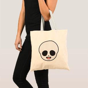 Ghost Face Skeleton Chibi Pastel Goth Halloween Tragetasche