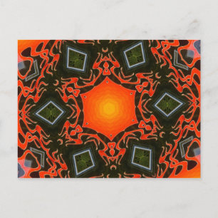 Ghost Flames & Diamonds Postkarte