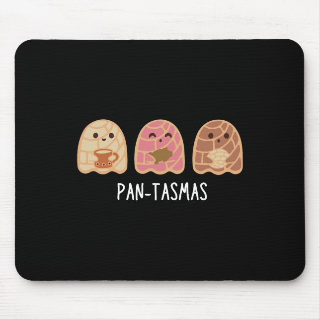 Ghost Funny Spooky Conchas Mexican Ghost 1 Mousepad (Vorne)