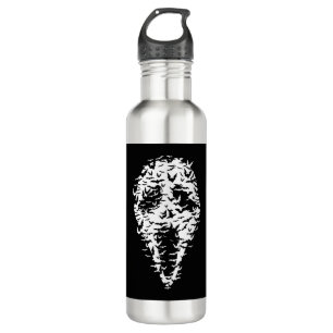 Ghost-Gesichtshaube Edelstahlflasche