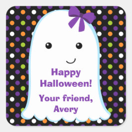 Ghost Girl | Kids Halloween Sticker