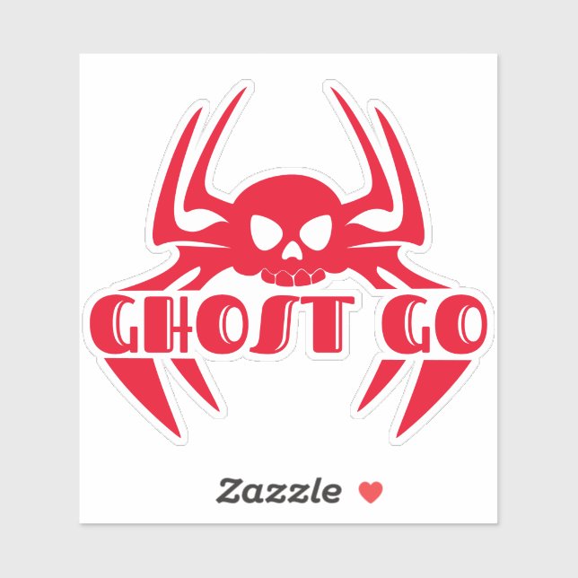Ghost Go Spooky Jahreszeit Aufkleber (Blatt)