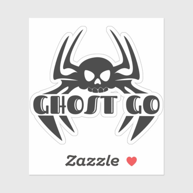 Ghost Go Spooky Jahreszeit Aufkleber (Blatt)