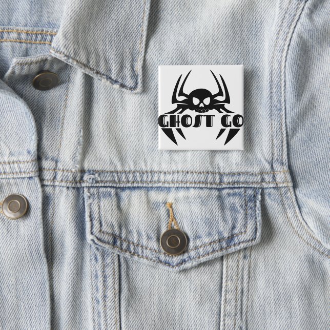 Ghost Go Spooky Jahreszeit Button (Beispiel)