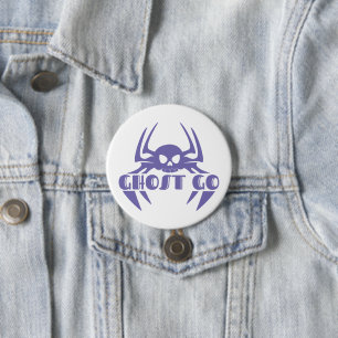 Ghost Go Spooky Jahreszeit Button