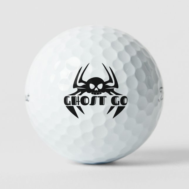 Ghost Go Spooky Jahreszeit Golfball (Vorderseite)