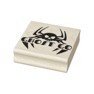 Ghost Go Spooky Jahreszeit Gummistempel