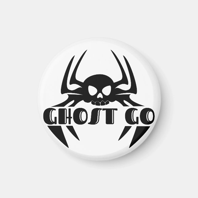 Ghost Go Spooky Jahreszeit Magnet (Vorne)