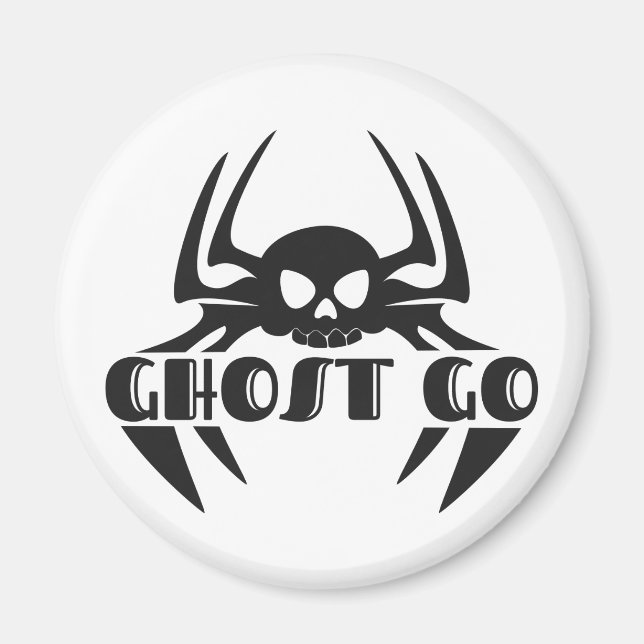 Ghost Go Spooky Jahreszeit Magnet (Vorne)