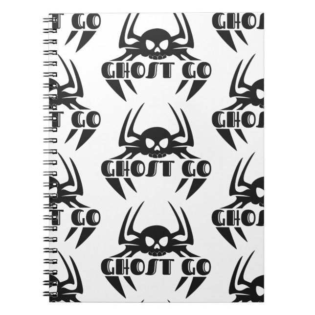 Ghost Go Spooky Jahreszeit Notizblock (Vorderseite)