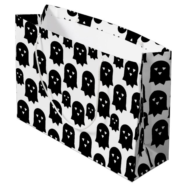 Ghost Große Geschenktüte (Rückseite Schrägansicht)