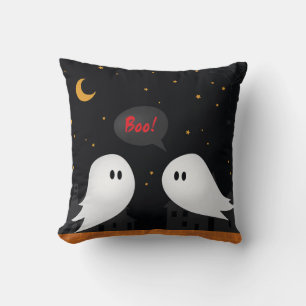 Ghost halloween boo spooker Cartoon Kissen