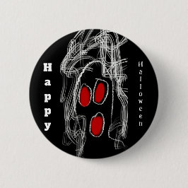 Ghost Halloween Button