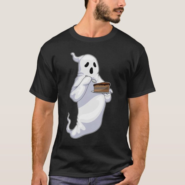 Ghost Halloween Cake T-Shirt (Vorderseite)