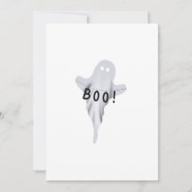 Ghost Halloween Card