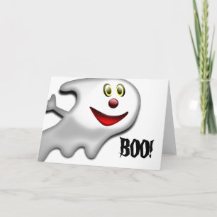 Ghost, Halloween-Grußkarte Karte