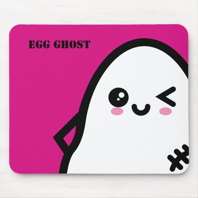 Ghost Halloween | Name hinzufügen Mousepad (Vorne)