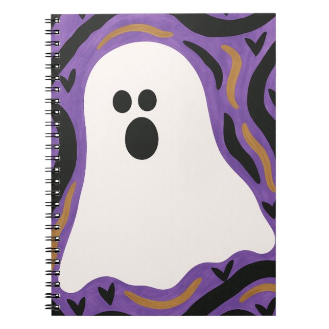 Ghost Halloween Notizblock (Vorderseite)