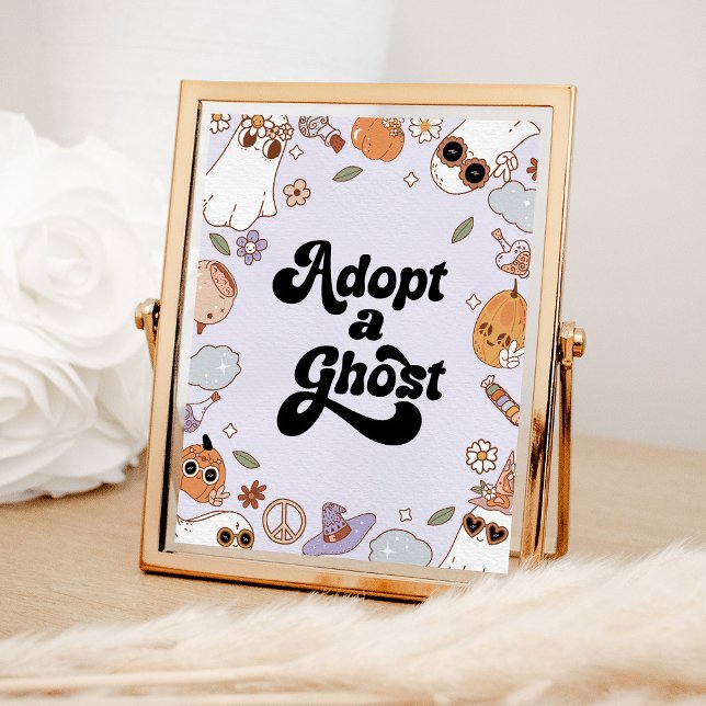 Ghost Halloween Party adoptiert Poster (Von Creator hochgeladen)