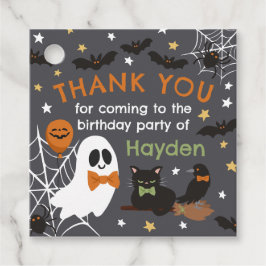 Ghost Halloween Party Danke Geschenkanhänger