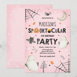 Ghost Halloween Party Spooktacular Party Einladung