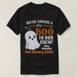 Ghost Halloween Schwangerschaftsankündigung für de T-Shirt