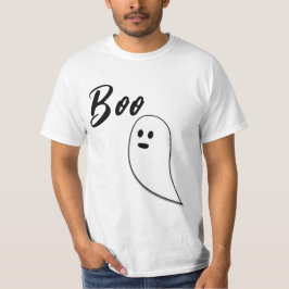 Ghost Halloween Schwarz-weiß Boom T-Shirt