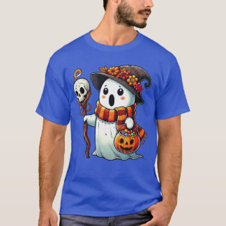 Ghost Halloween Shirt Niedlich Ghost Trick oder Tr