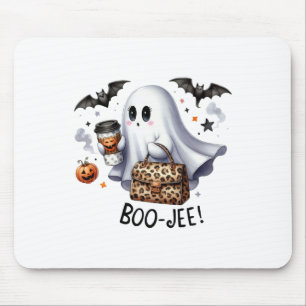 Ghost Halloween Spooky Boo Autumn Halloween Ghost Mousepad