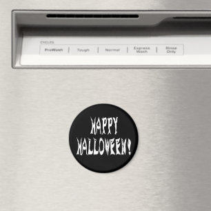 Ghost Halloween Text Magnet