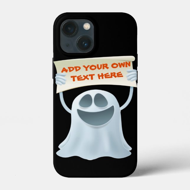 Ghost-Haltetext Case-Mate iPhone Hülle (Rückseite)