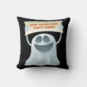 Ghost-Haltetext Kissen